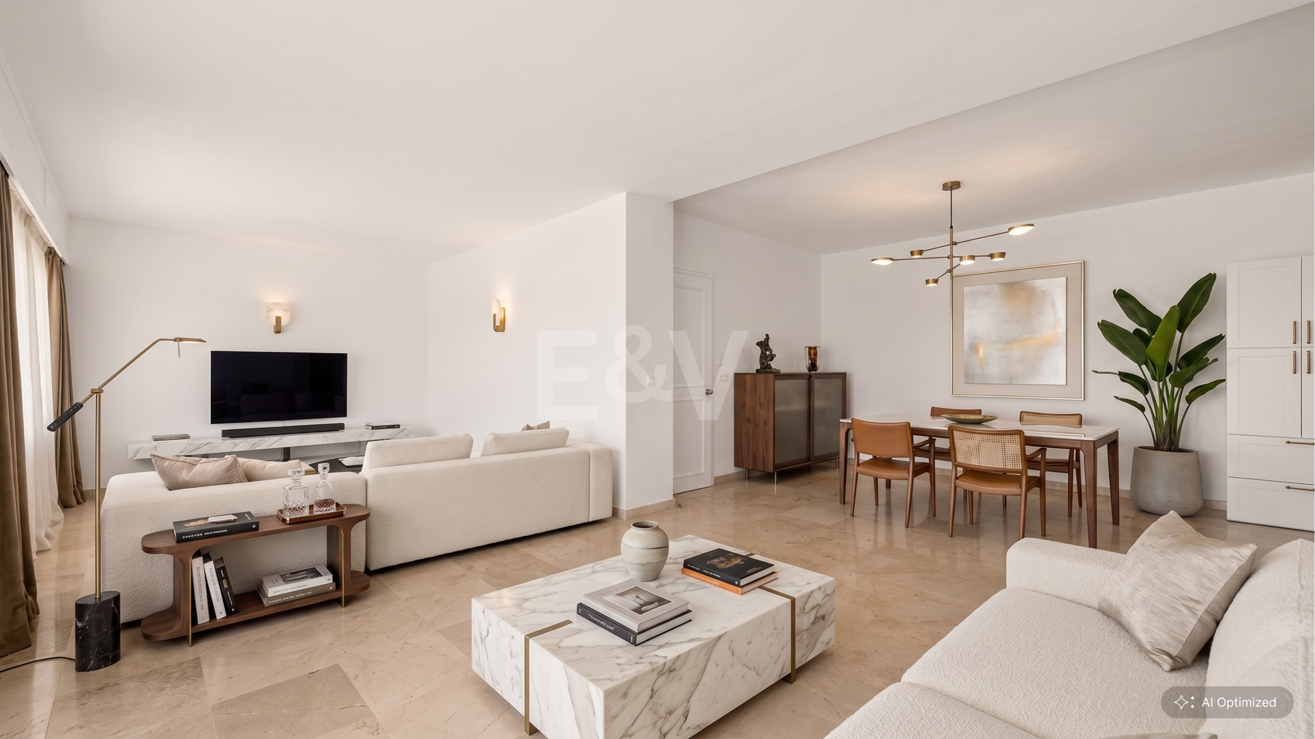 Spacious Frontline Golf Apartment with Expansive Terrace and Open Golf Views