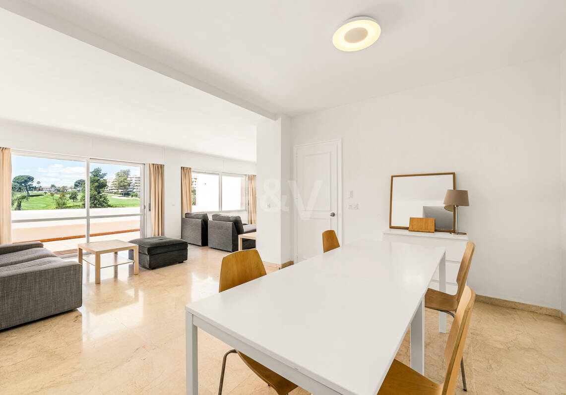 Spacious Frontline Golf Apartment with Expansive Terrace and Open Golf Views