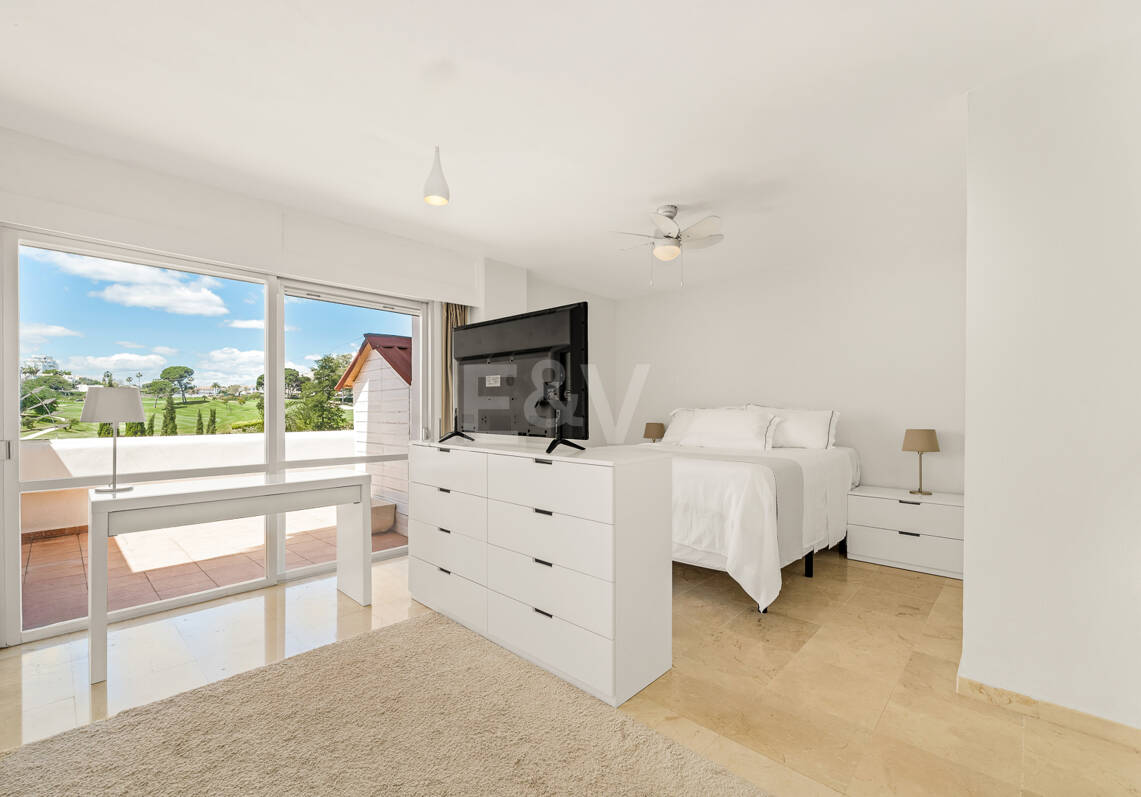 Spacious Frontline Golf Apartment with Expansive Terrace and Open Golf Views