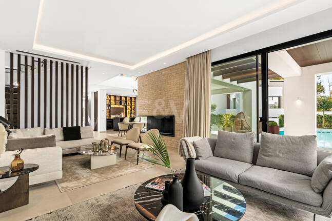 Villa contemporánea en La Fuente, la comunidad cerrada nueva más exclusiva de Marbella