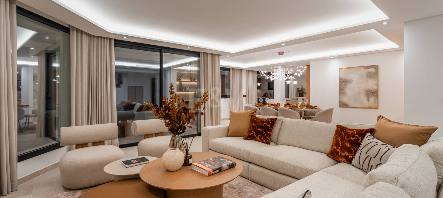 Luxuriöse Modernisierte Villa mit Meerblick an der Goldenen Meile von Marbella