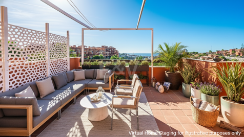 Penthouse with Solarium and Panoramic Views