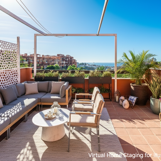 Penthouse with Solarium and Panoramic Views
