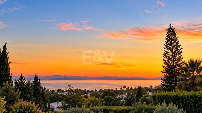 Elegante villa mediterránea con vistas al mar