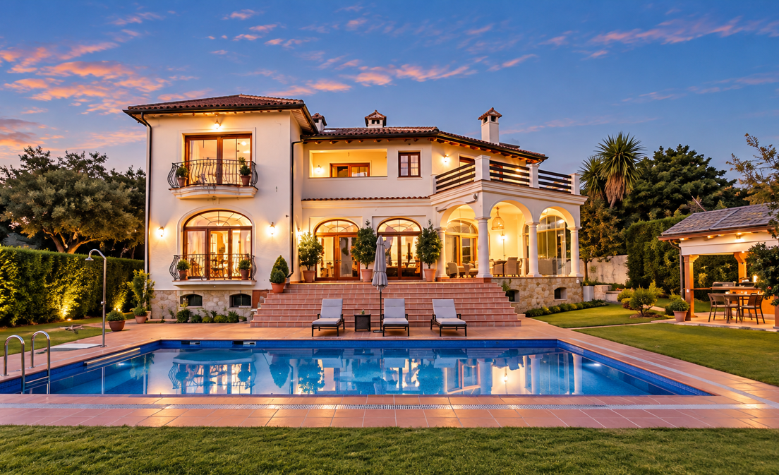 Located in the desirable residential area of El Rosario, Marbella, this large Mediterranean-style villa offers five spacious bedrooms, all en...