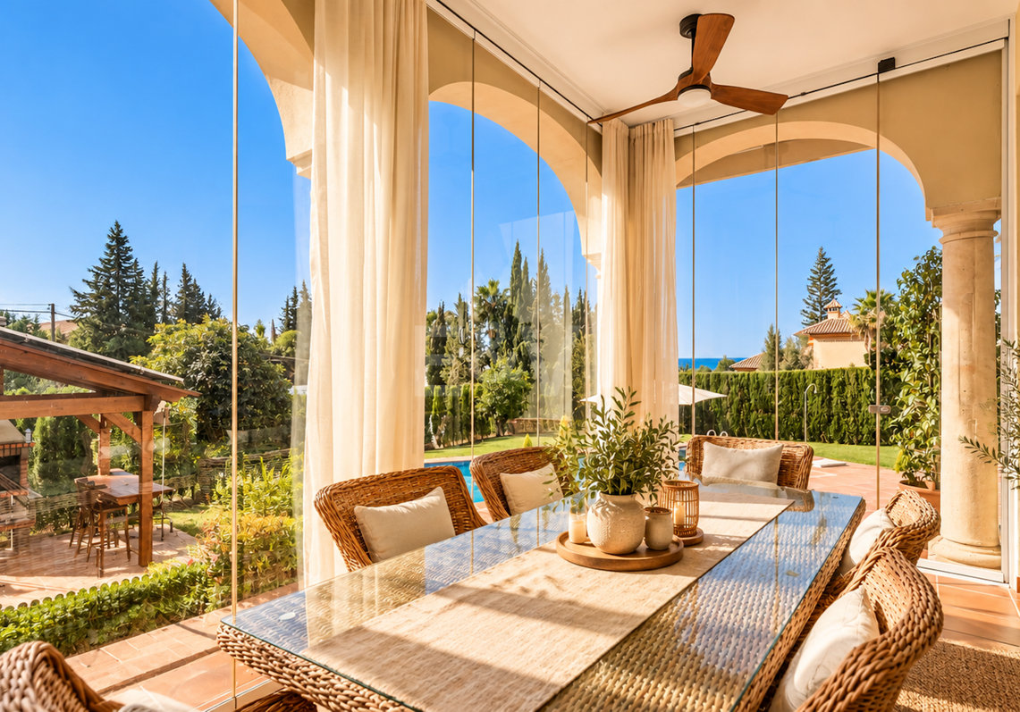 Élégante villa méditerranéenne avec vue sur la mer à El Rosario