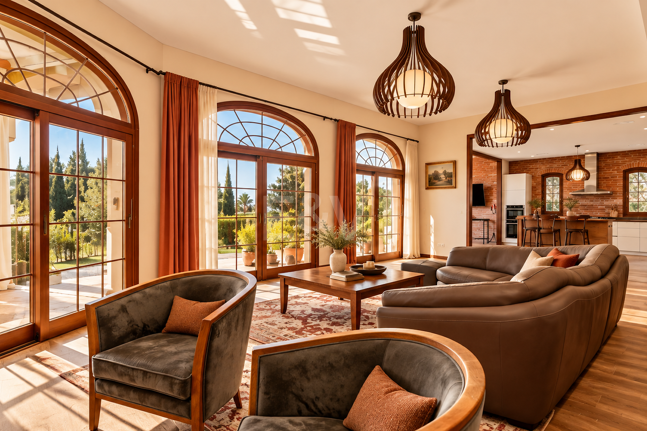 Élégante villa méditerranéenne avec vue sur la mer à El Rosario