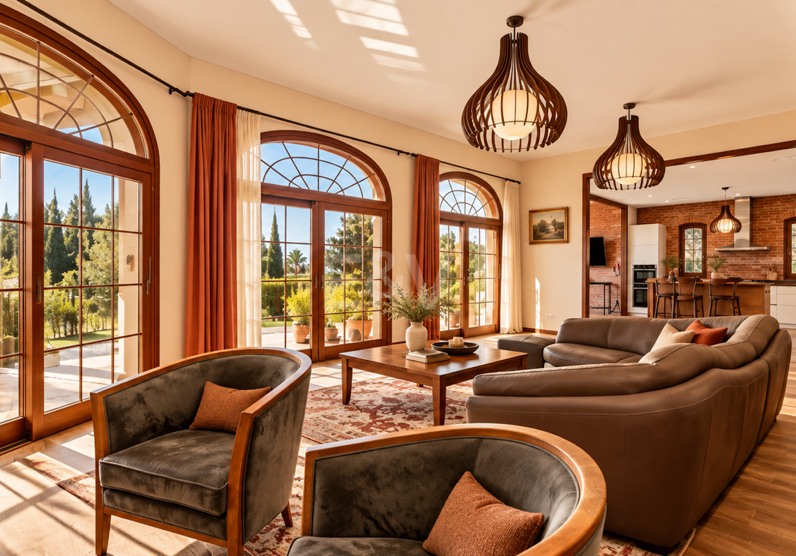 Élégante villa méditerranéenne avec vue sur la mer à El Rosario