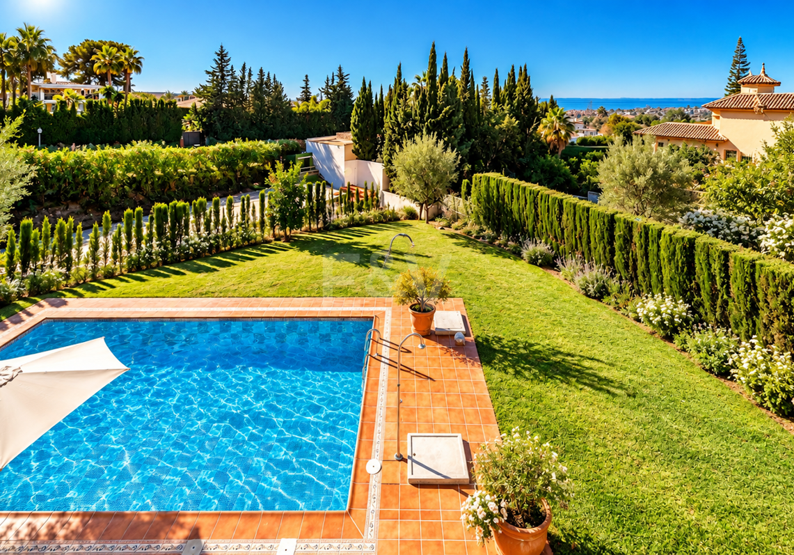 Élégante villa méditerranéenne avec vue sur la mer à El Rosario