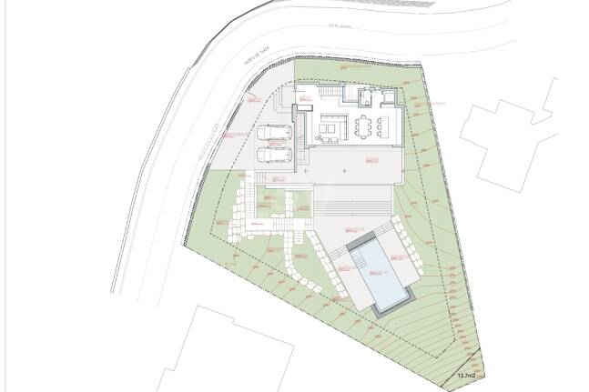 Nowoczesny projekt Villa na premierze