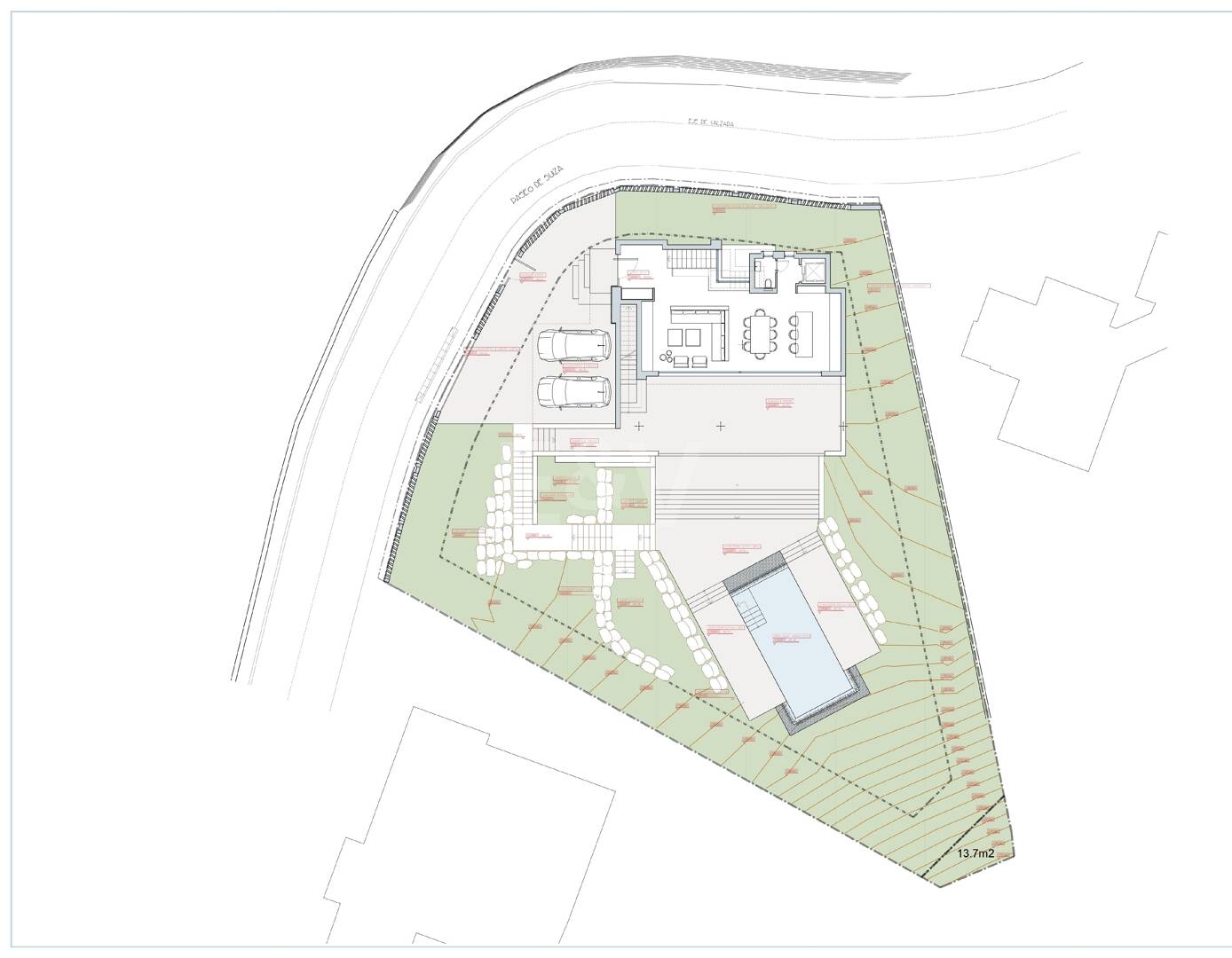 Nowoczesny projekt Villa na premierze