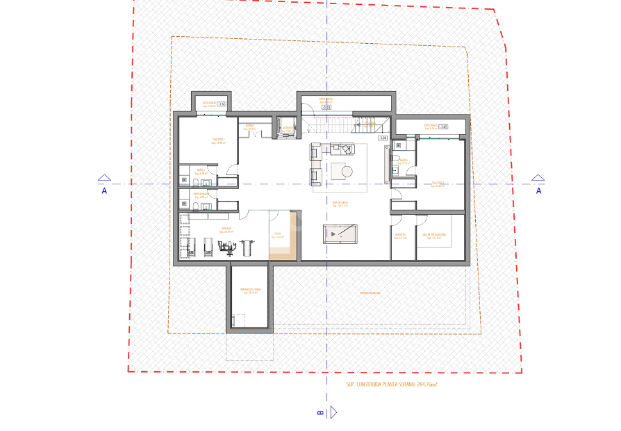 Terrain, projet et licence pour construire une villa moderne près de la plage