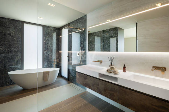 Luksusowe, otwarte przestrzenie z panoramicznymi widokami