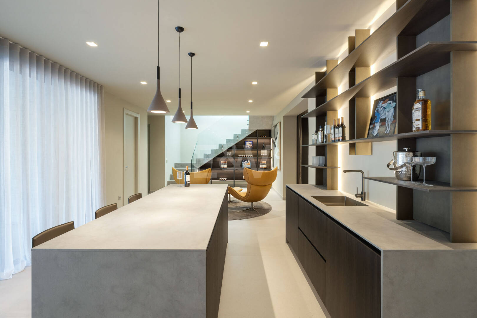 Luksusowe, otwarte przestrzenie z panoramicznymi widokami