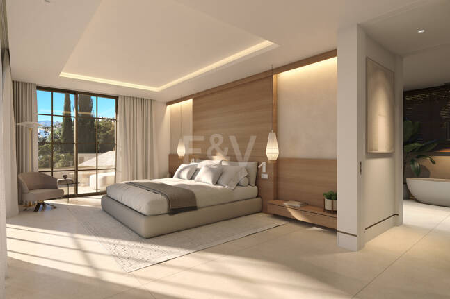 Villa hors plan de luxe dans un complexe de golf prestigieux avec 24h de sécurité