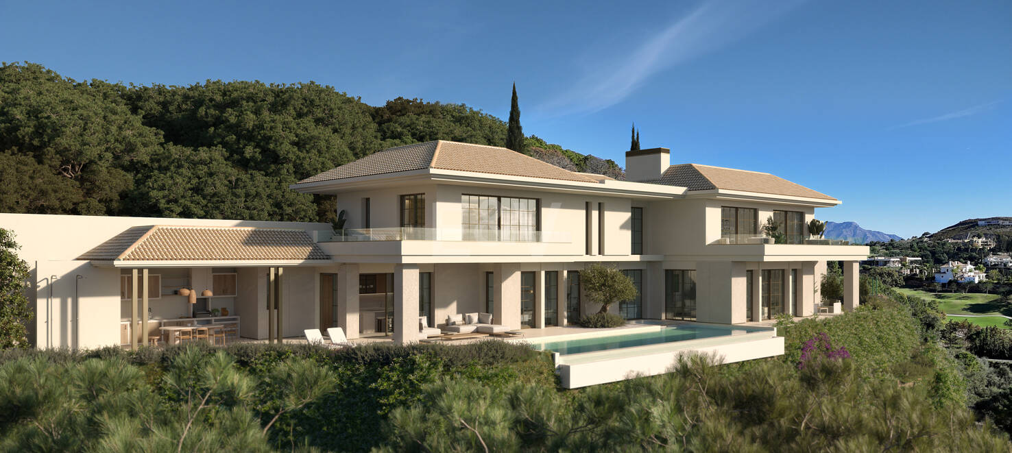 Villa de Lujo de Nueva Construcción en una prestigiosa urb. con campo de golf y seguridad 24hr