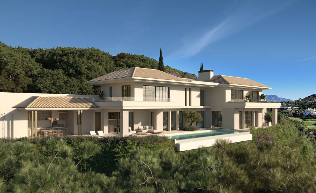 Villa de Lujo de Nueva Construcción en una prestigiosa urb. con campo de golf y seguridad 24hr