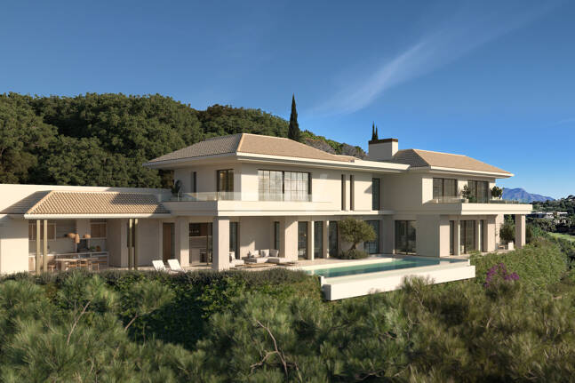 Villa hors plan de luxe dans un complexe de golf prestigieux avec 24h de sécurité