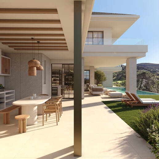 Villa de Lujo de Nueva Construcción en una prestigiosa urb. con campo de golf y seguridad 24hr