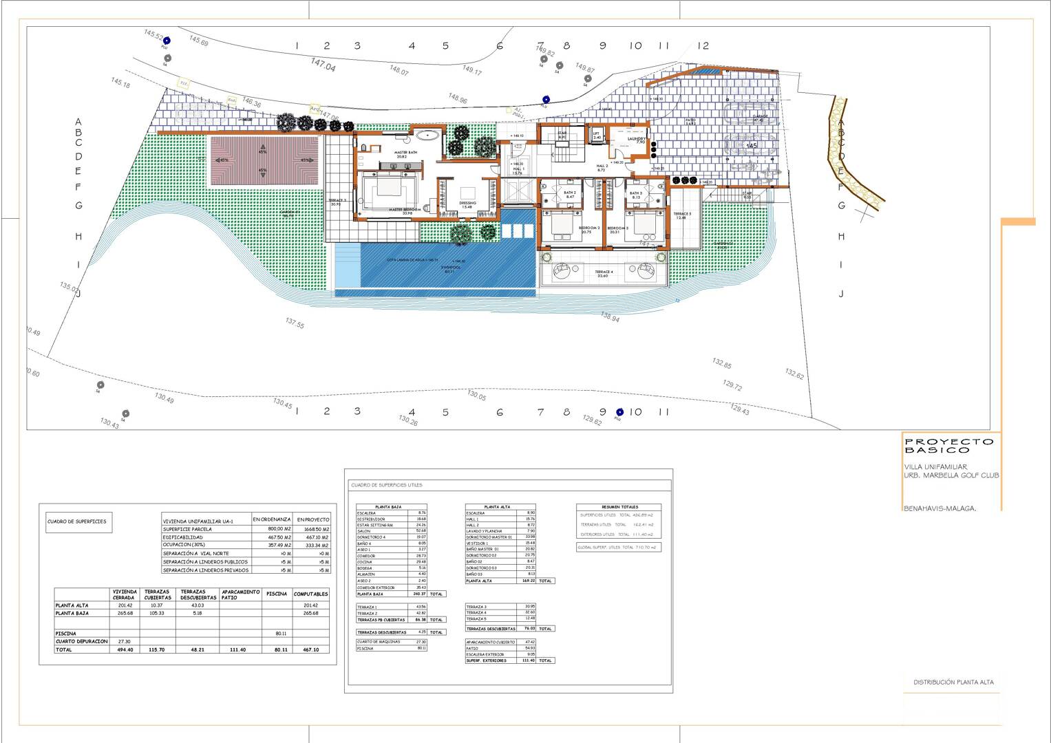 Villa hors plan de luxe dans un complexe de golf prestigieux avec 24h de sécurité