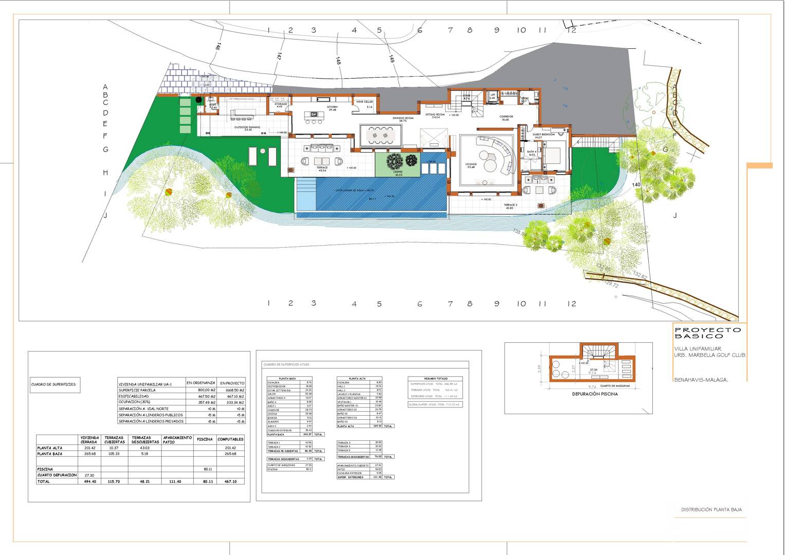 Villa hors plan de luxe dans un complexe de golf prestigieux avec 24h de sécurité