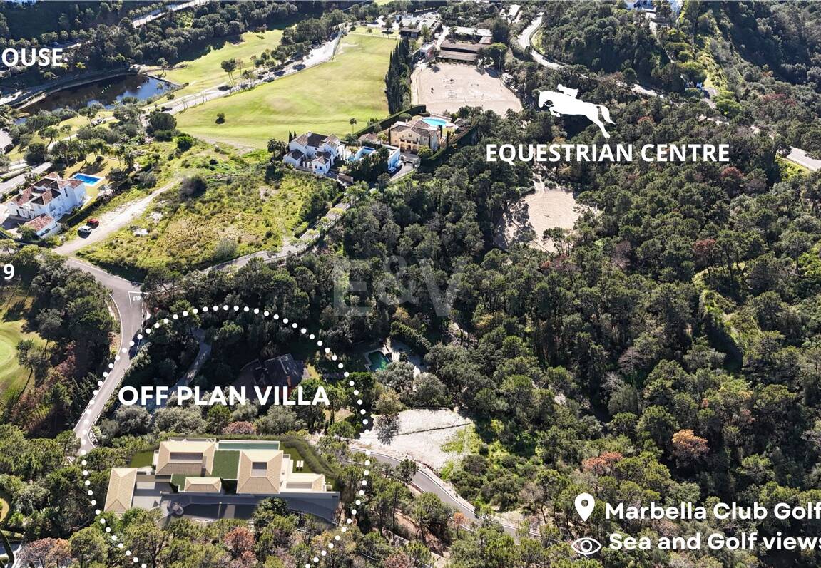 Villa hors plan de luxe dans un complexe de golf prestigieux avec 24h de sécurité