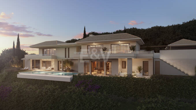 Villa de Lujo de Nueva Construcción en una prestigiosa urb. con campo de golf y seguridad 24hr