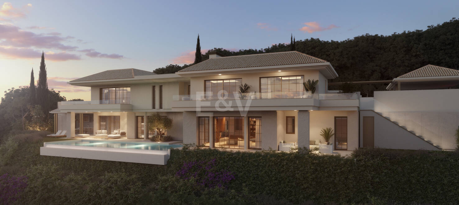 Villa de Lujo de Nueva Construcción en una prestigiosa urb. con campo de golf y seguridad 24hr