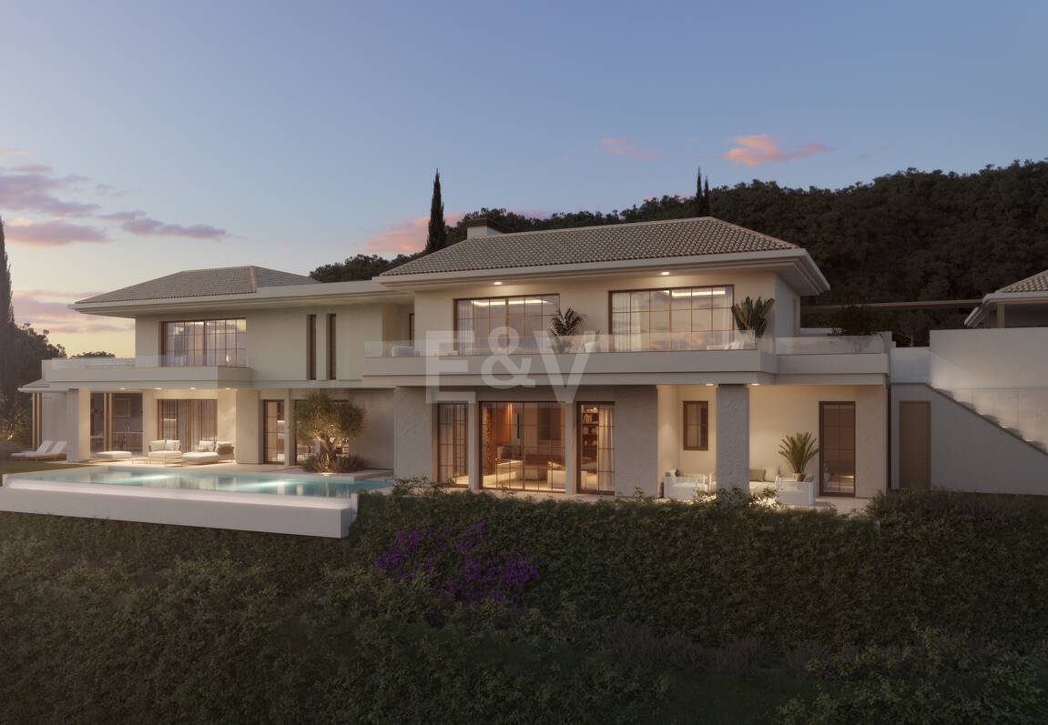 Villa hors plan de luxe dans un complexe de golf prestigieux avec 24h de sécurité