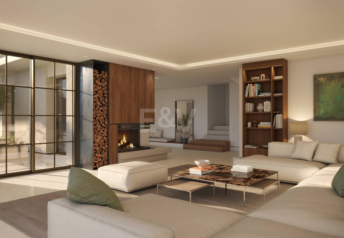 Villa hors plan de luxe dans un complexe de golf prestigieux avec 24h de sécurité