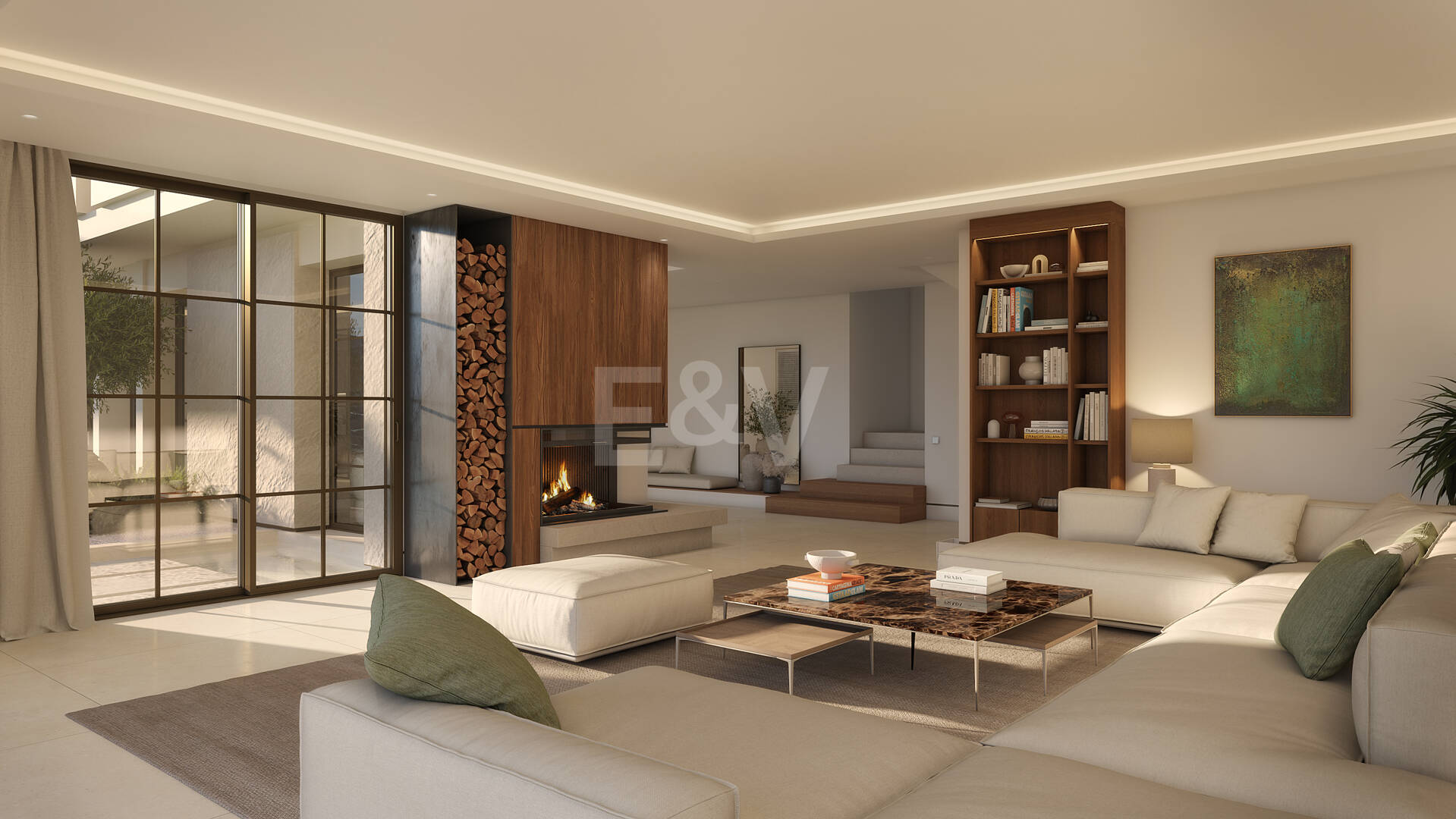 Villa hors plan de luxe dans un complexe de golf prestigieux avec 24h de sécurité