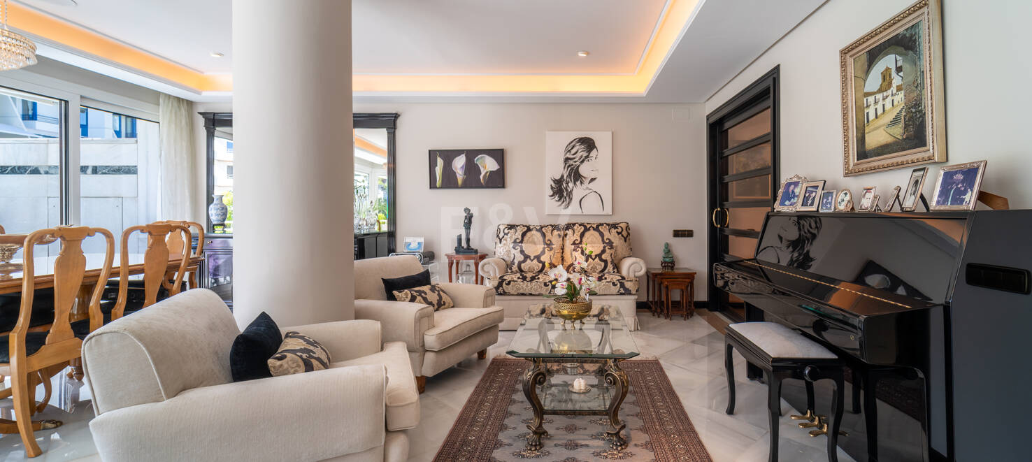 Spacious 4-Bedroom Apartment Steps From the Beach