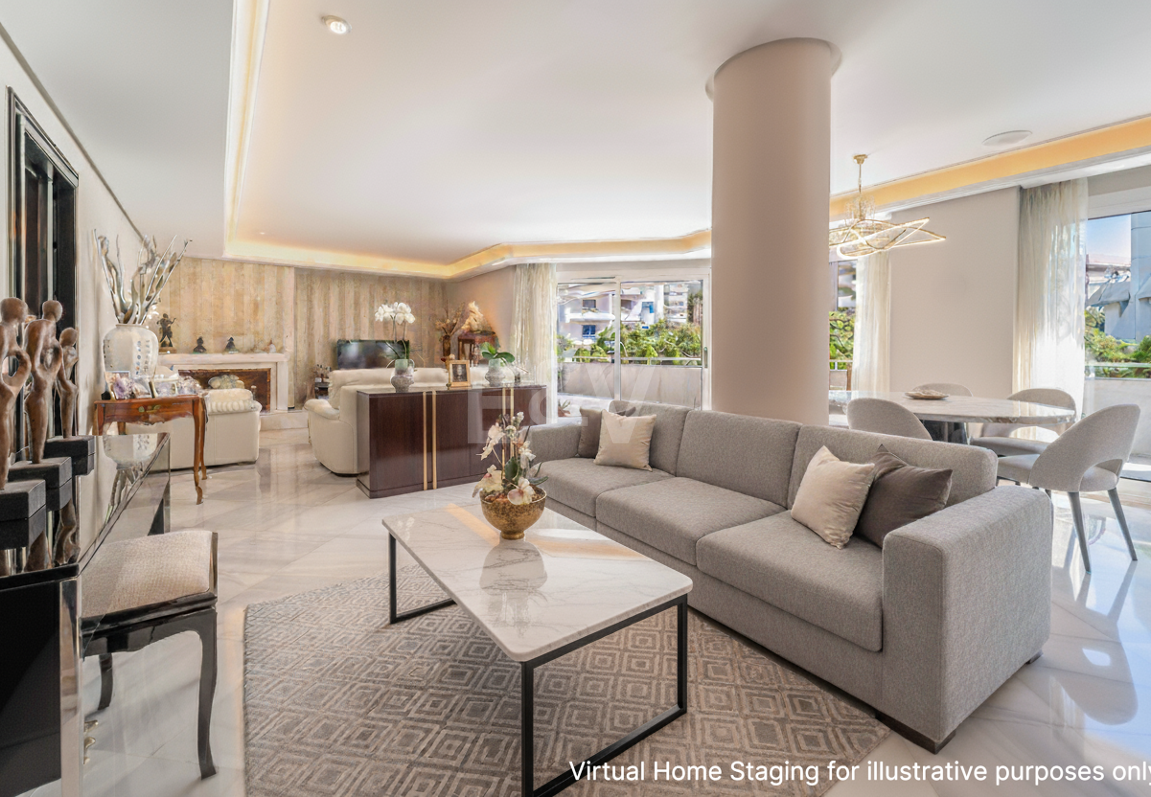 300-m²-Apartment in Strandnähe mit großer Terrasse nahe dem Zentrum von Marbella