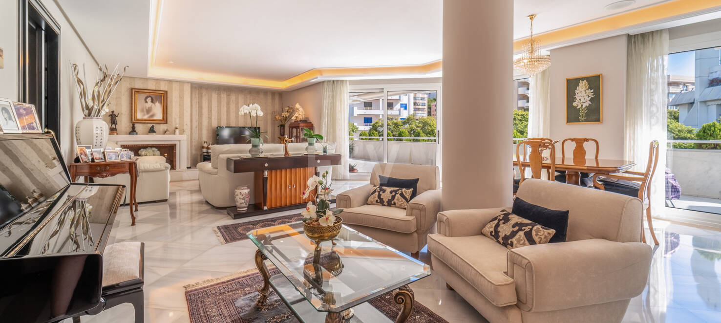 Spacious 4-Bedroom Apartment Steps From the Beach