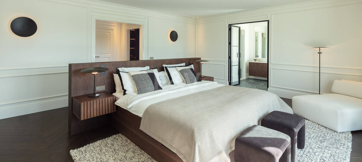 Villa de estilo clásico con vistas al mar