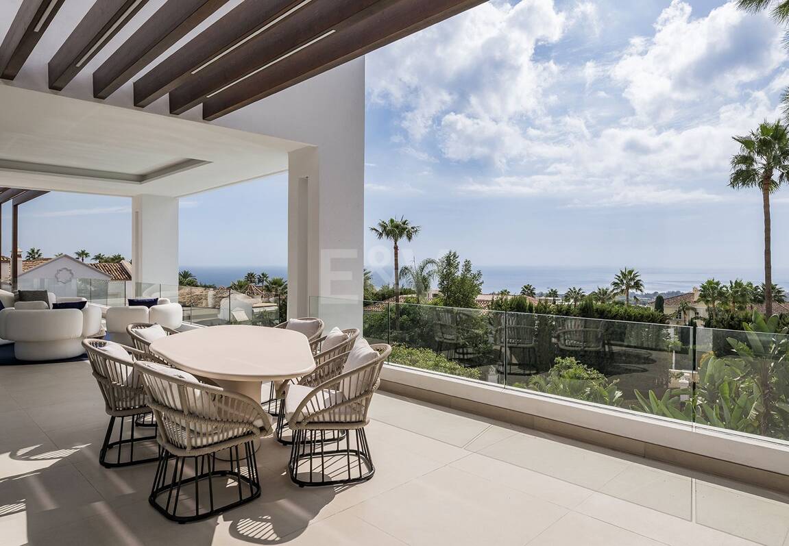 Sierra Blanca Contemporary Villa with Mediterranean Views