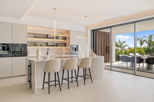 Sierra Blanca Contemporary Villa with Mediterranean Views