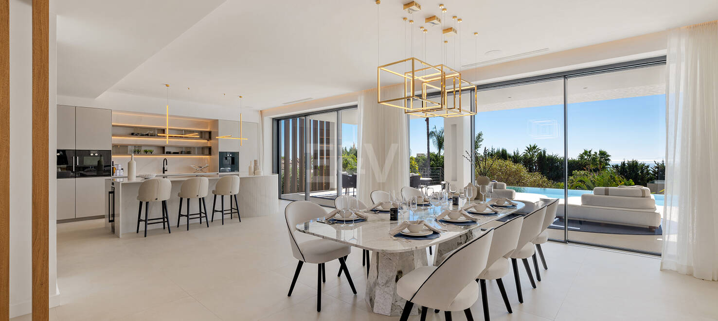 Sierra Blanca villa contemporánea con vistas al mediterráneo