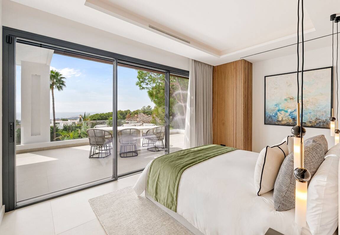 Sierra Blanca Contemporary Villa with Mediterranean Views