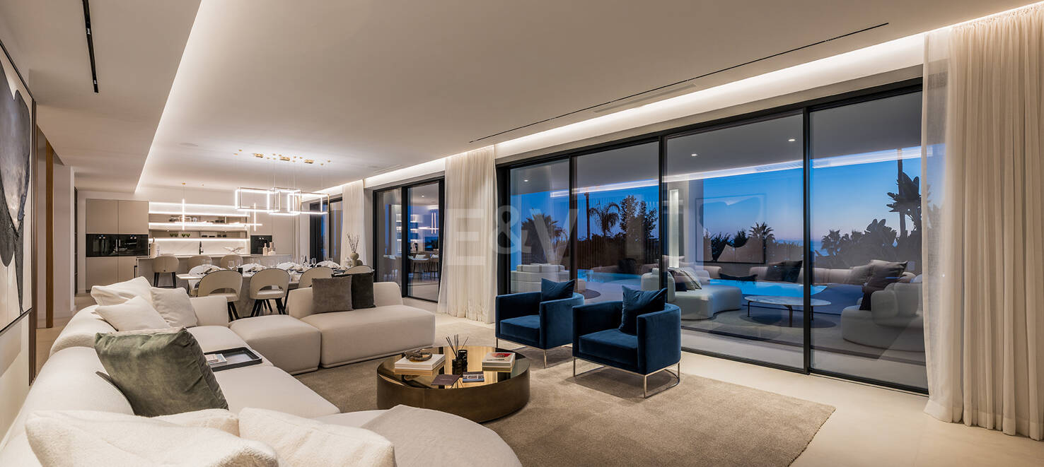 Sierra Blanca villa contemporánea con vistas al mediterráneo