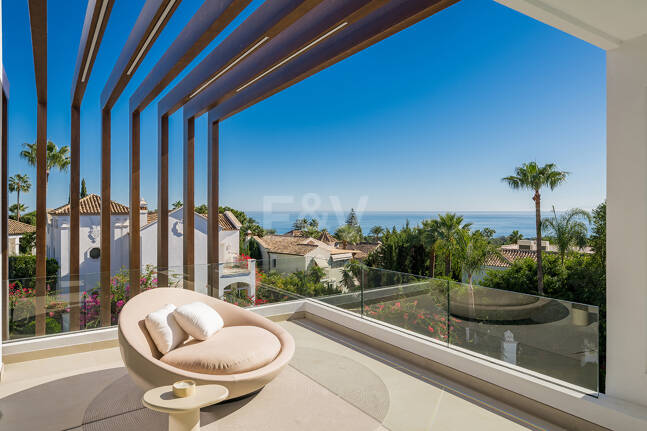 Sierra Blanca Contemporary Villa with Mediterranean Views