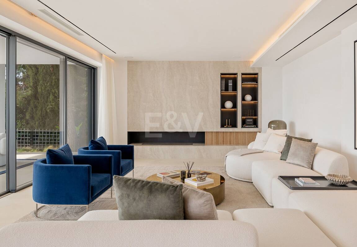 Sierra Blanca Contemporary Villa with Mediterranean Views