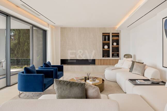 Sierra Blanca Contemporary Villa with Mediterranean Views