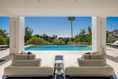 Sierra Blanca Contemporary Villa with Mediterranean Views