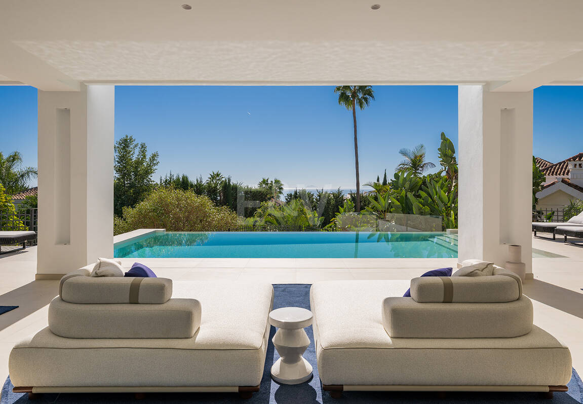 Sierra Blanca Contemporary Villa with Mediterranean Views