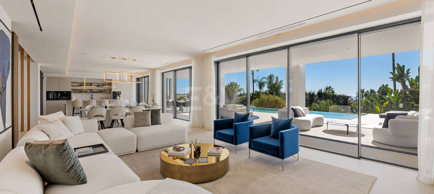 Sierra Blanca villa contemporánea con vistas al mediterráneo