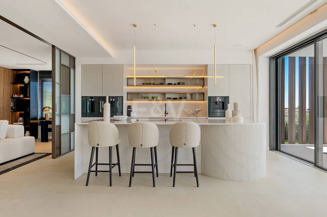 Sierra Blanca Contemporary Villa with Mediterranean Views