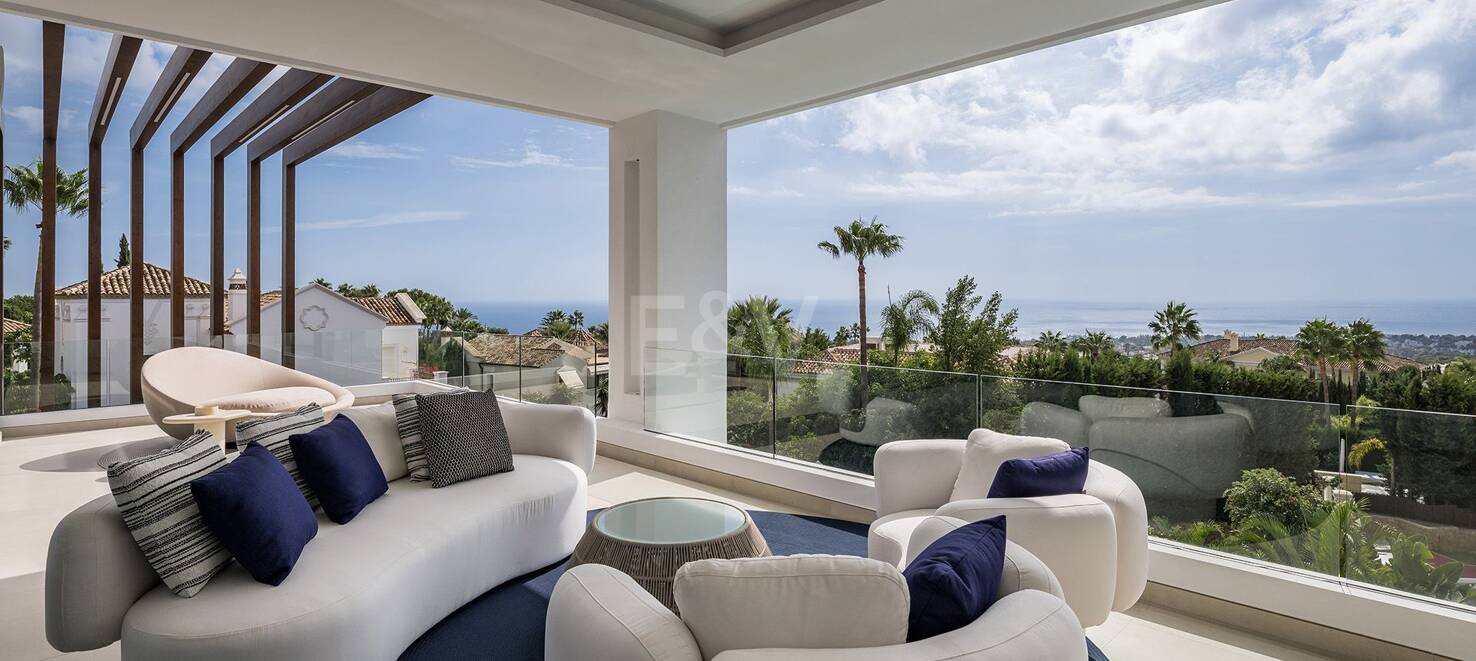 Sierra Blanca villa contemporánea con vistas al mediterráneo