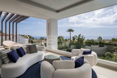 Sierra Blanca Contemporary Villa with Mediterranean Views