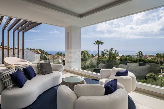 Sierra Blanca Contemporary Villa with Mediterranean Views